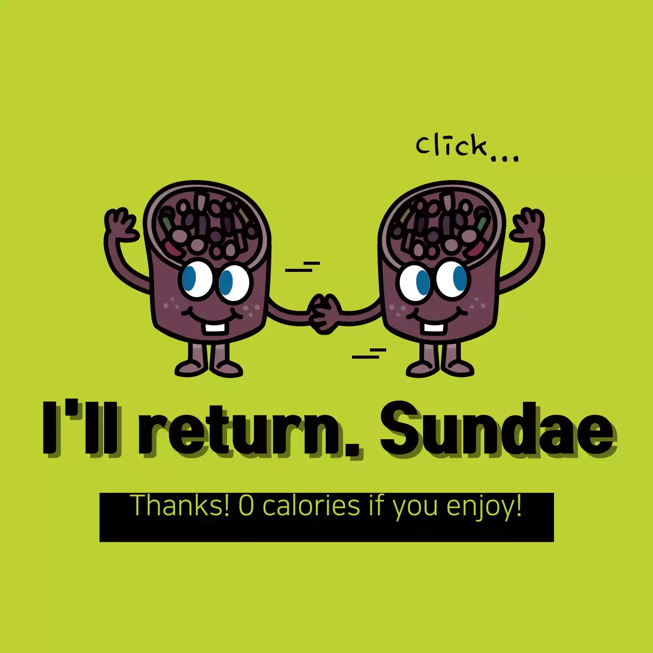 Green Comic Sundae Meme Banner