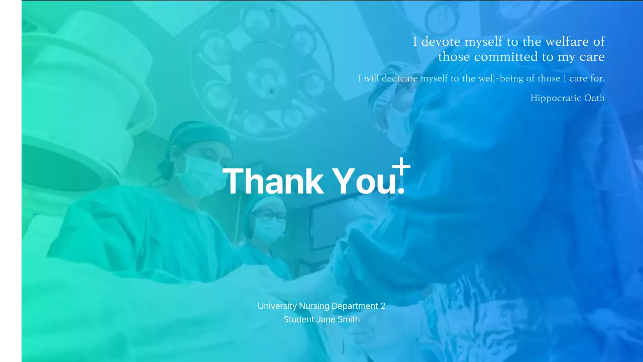 Teal Professional Nursing Guide Presentation