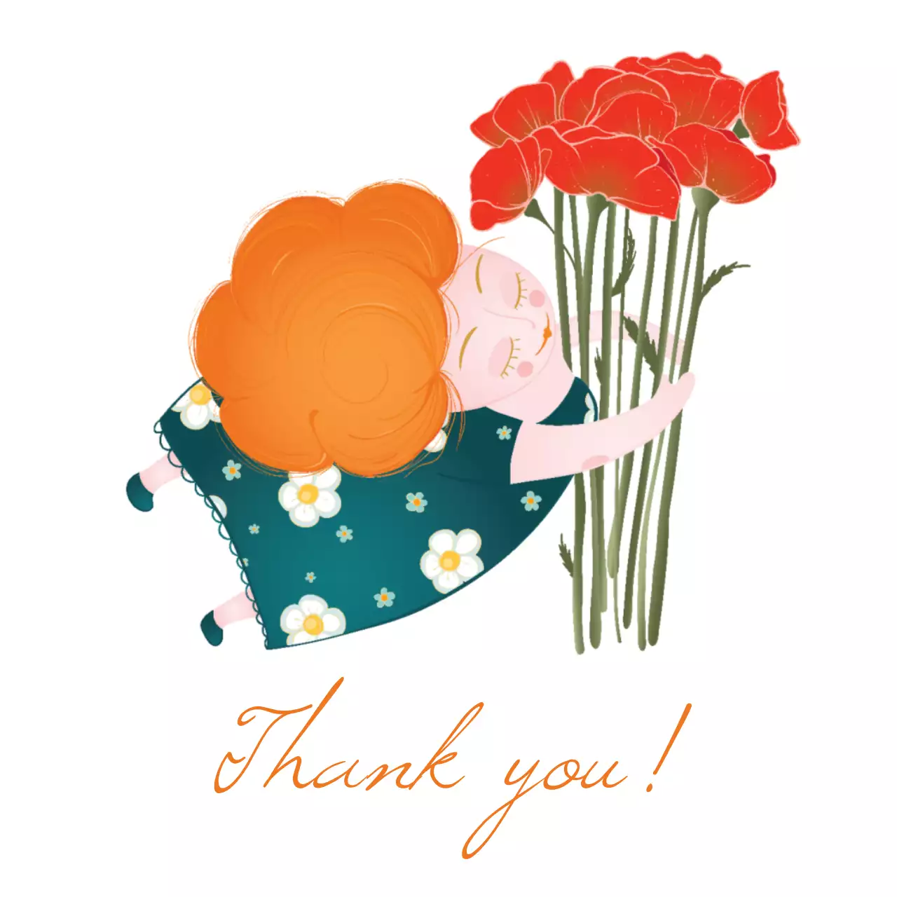 Biểu ngữ thiệp cảm ơn cổ điển màu đỏ