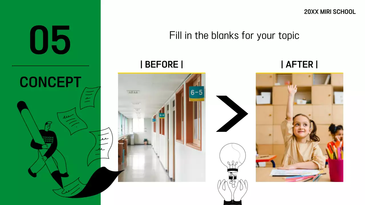 Green Minimal School Guide Presentation