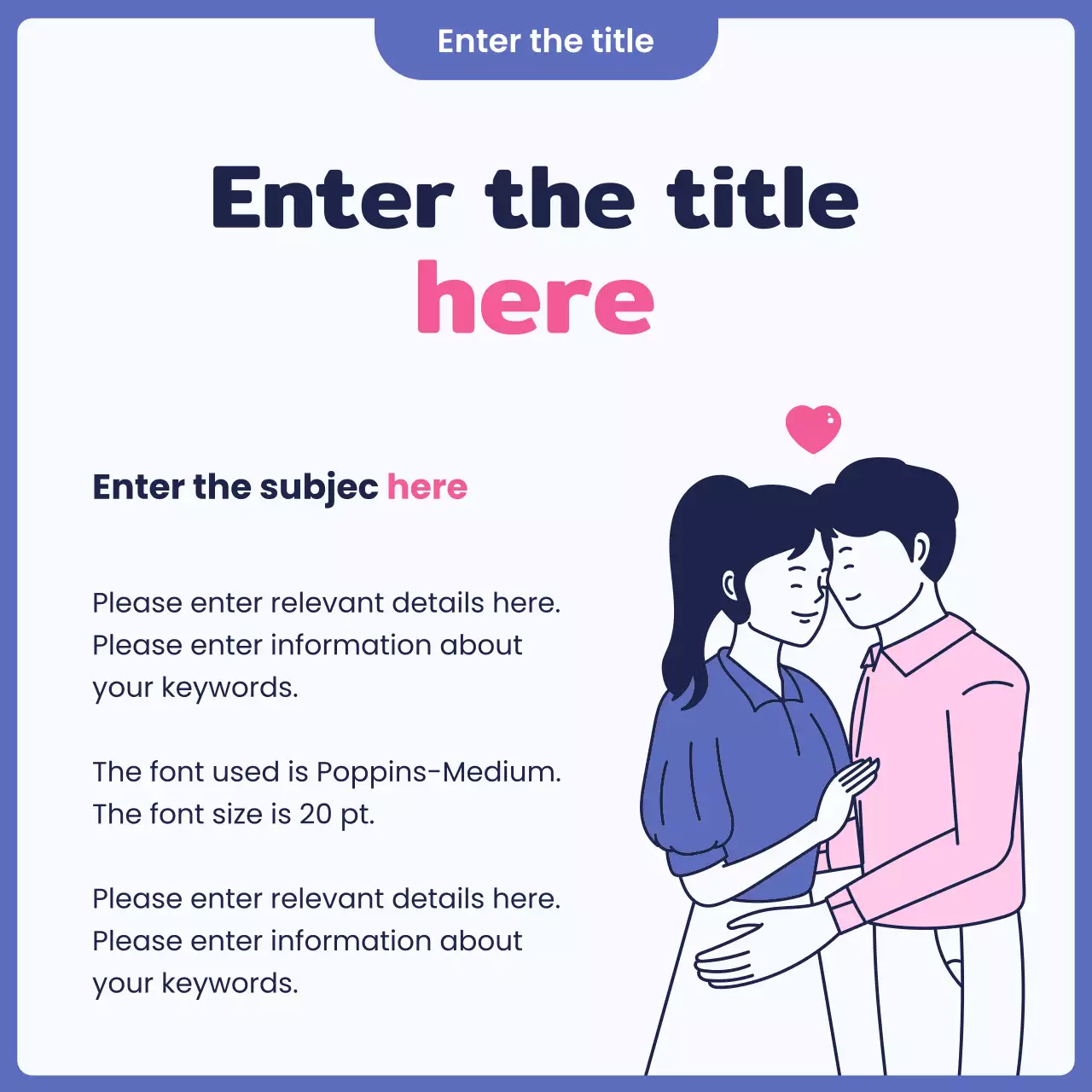 Pink Minimal Relationship Guide Instagram Carousel