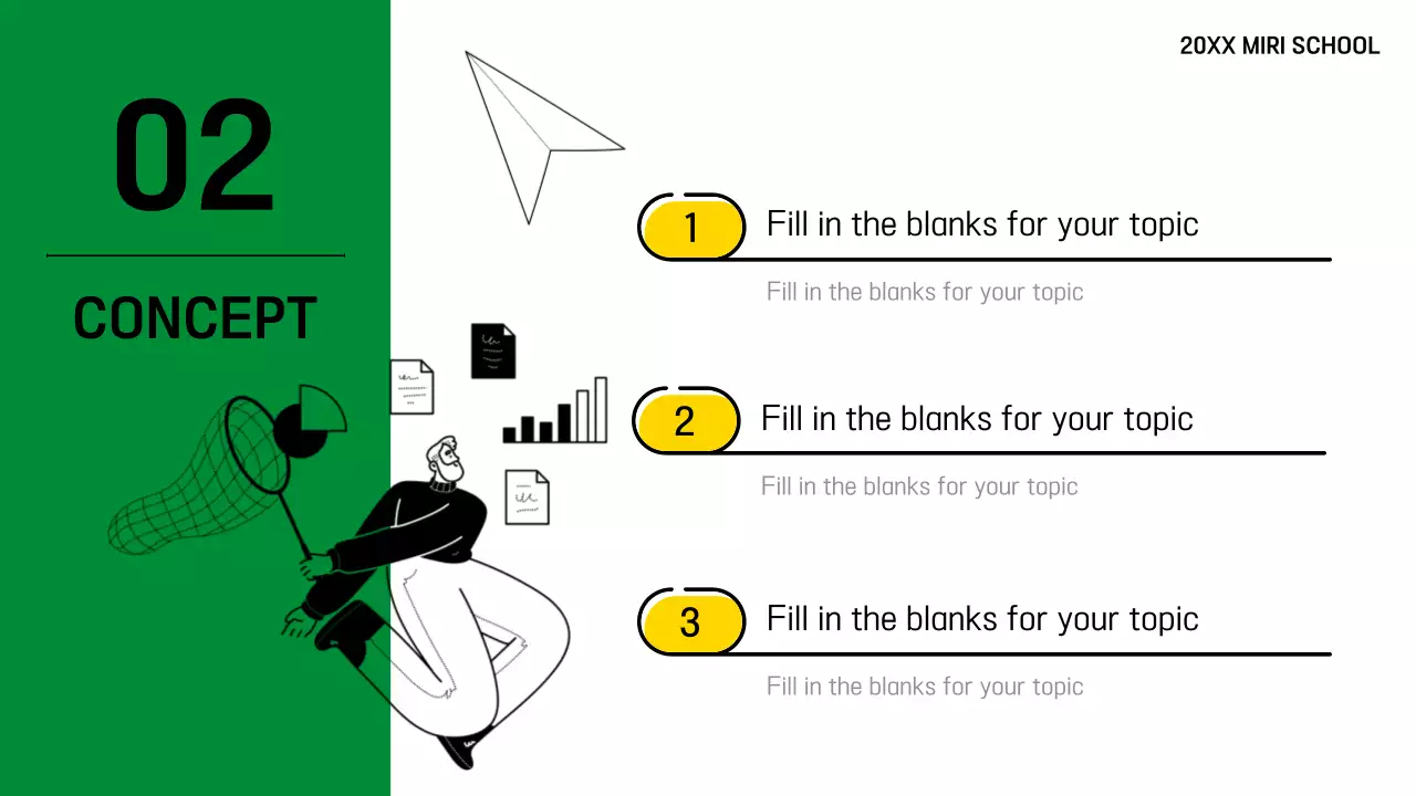 Green Minimal School Guide Presentation