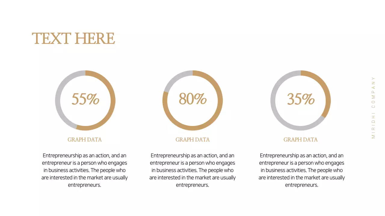 White Modern Business Report Infographic