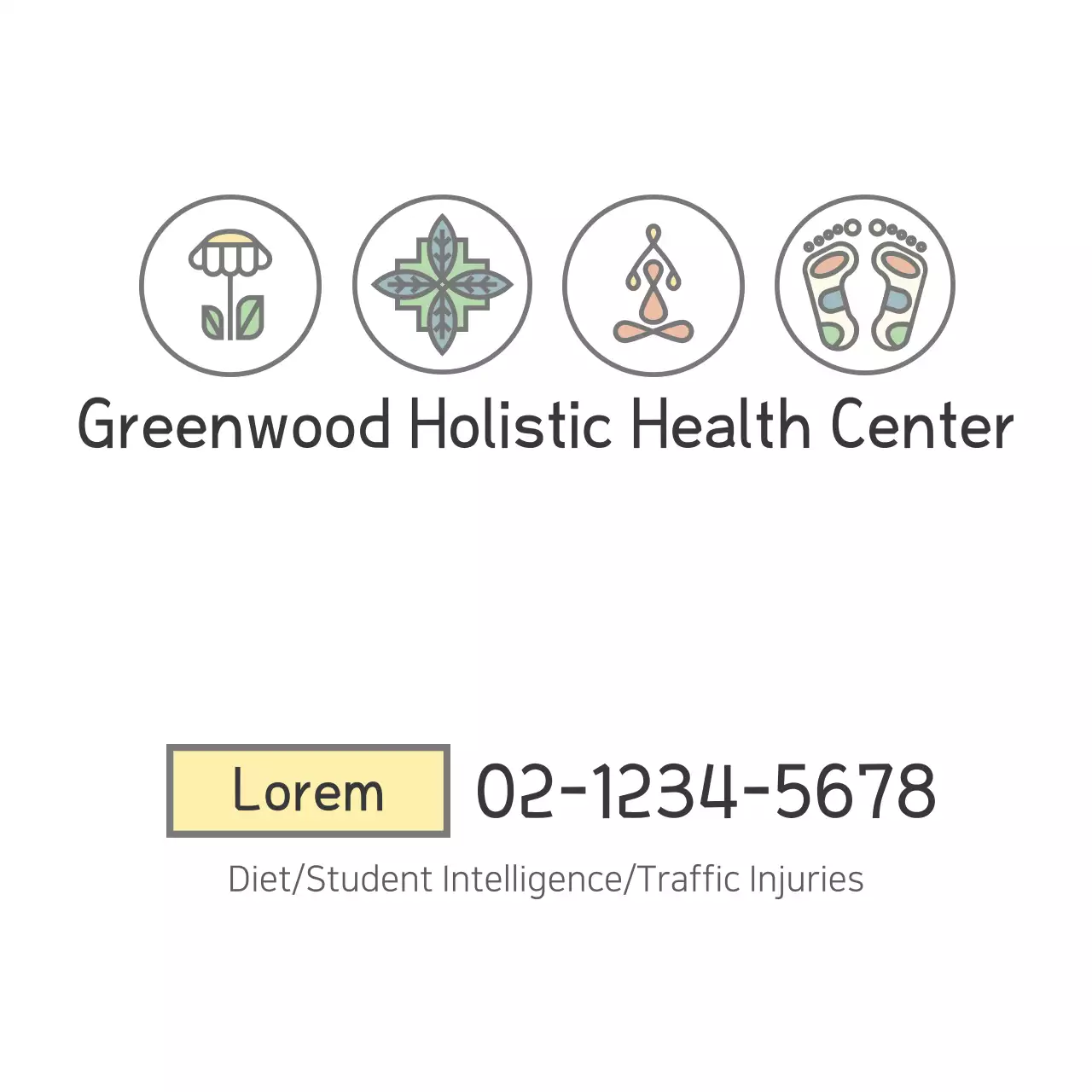 Spanduk Iklan Kesehatan Modern Hijau