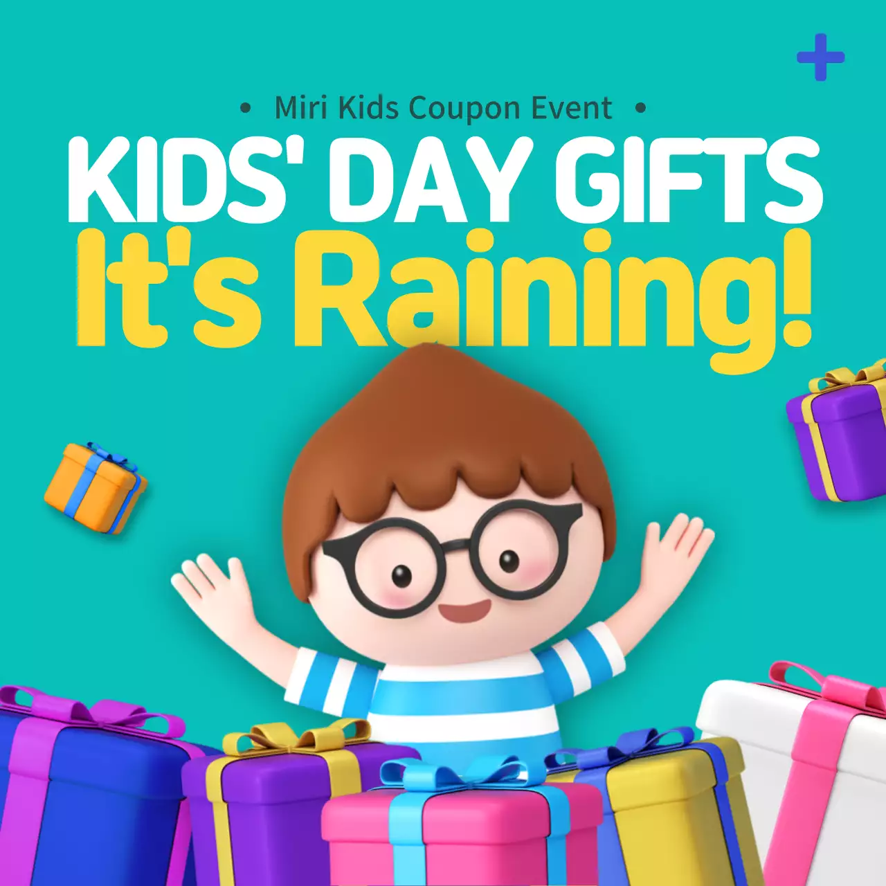 Blue Trendy Kids Event Instagram Post