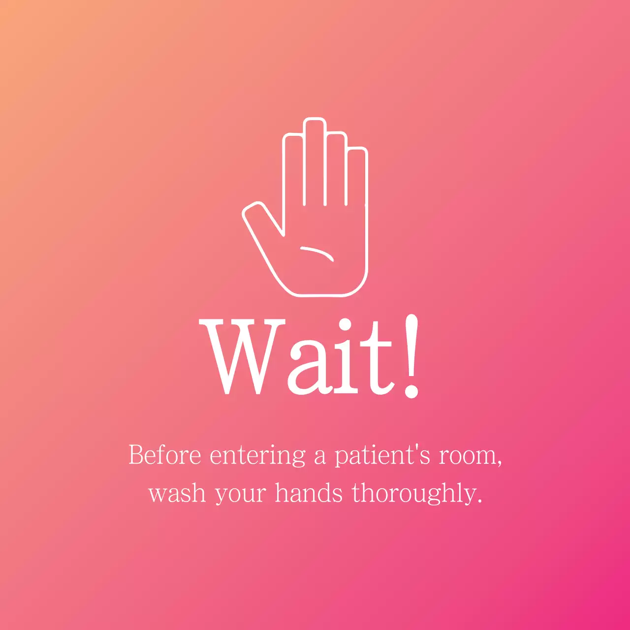 Coral Minimal Hygiene Notice Banner