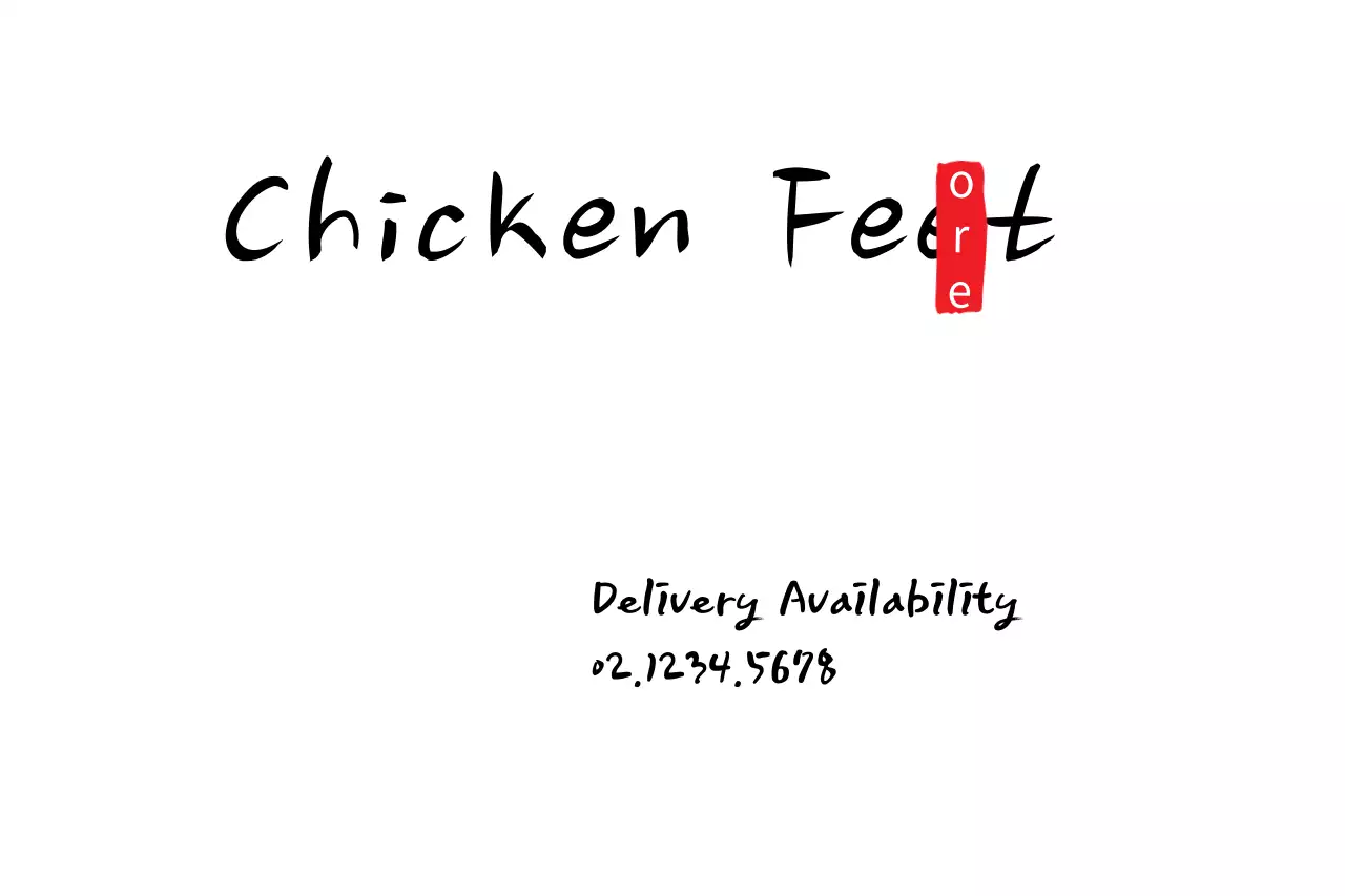 Banner de promoção de alimentos minimalista branco