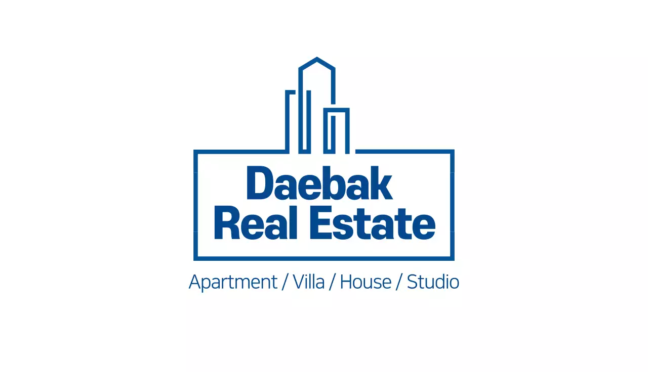 Blue Professional Real Estate Business Card