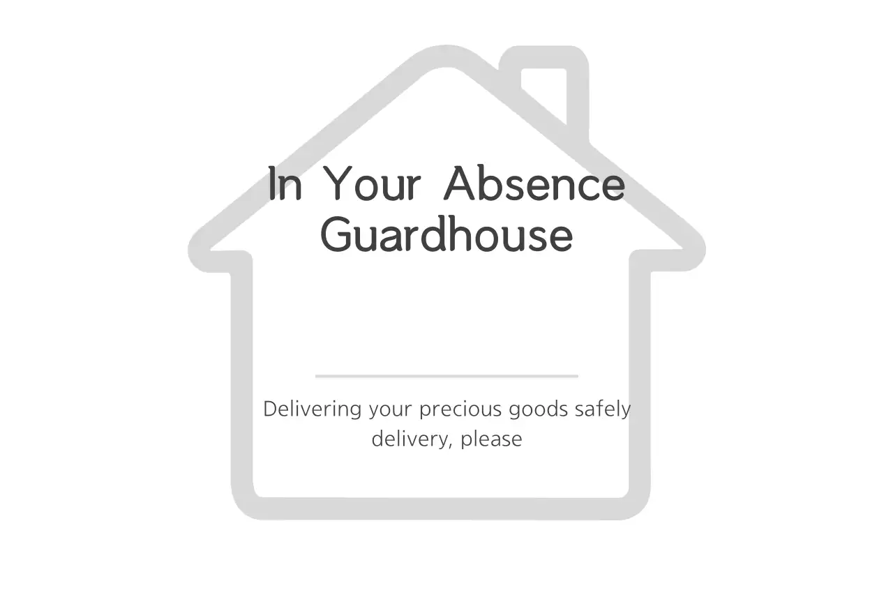 Grey Simple Delivery Notice Banner