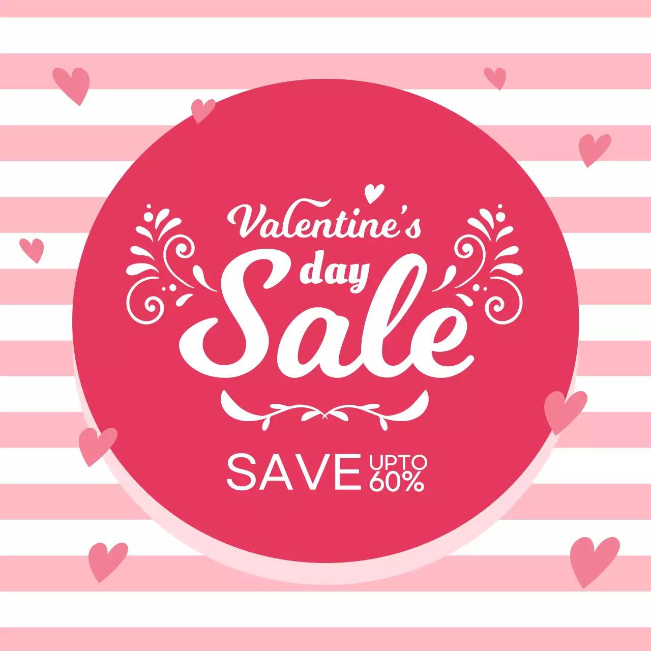 Red Elegant Valentine's Promotion Instagram Post