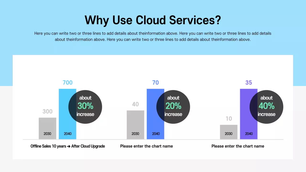 Blue Modern Cloud Information Presentation