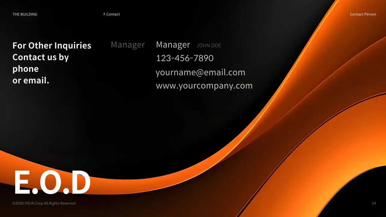 Orange Modern Advertising Guide Presentation