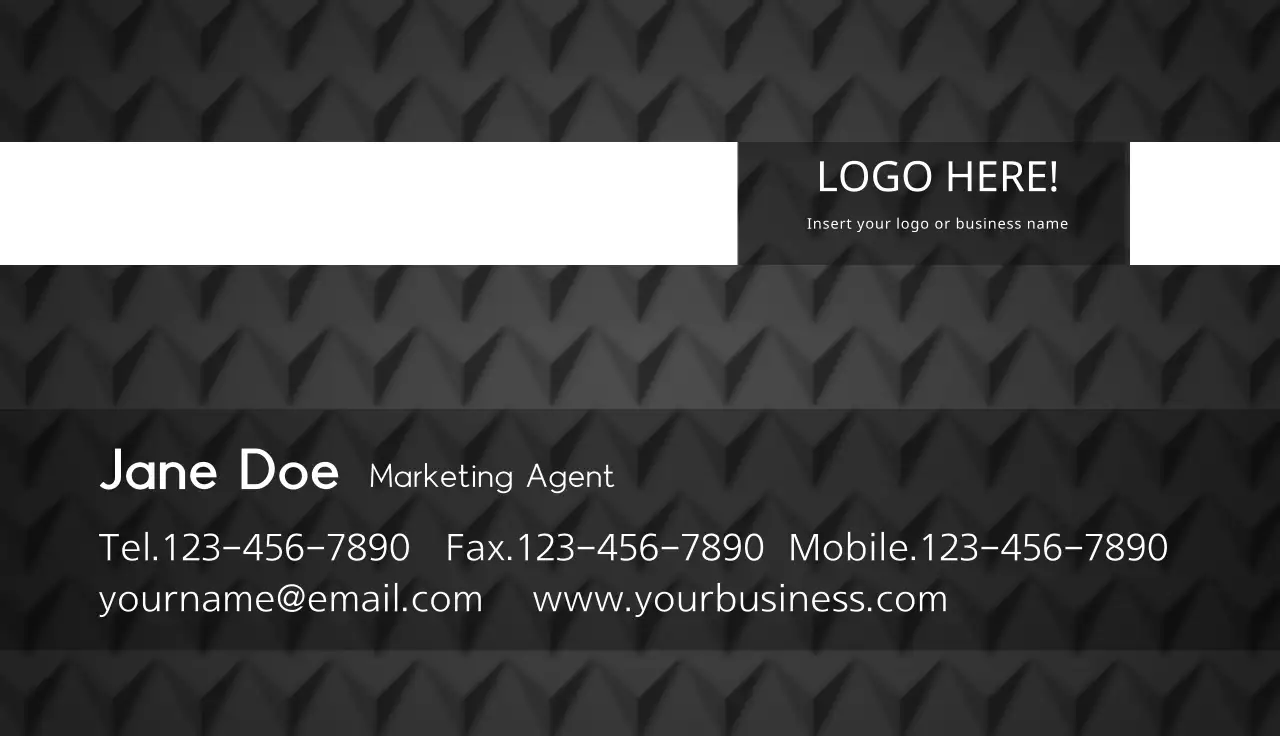 Corporate business cards