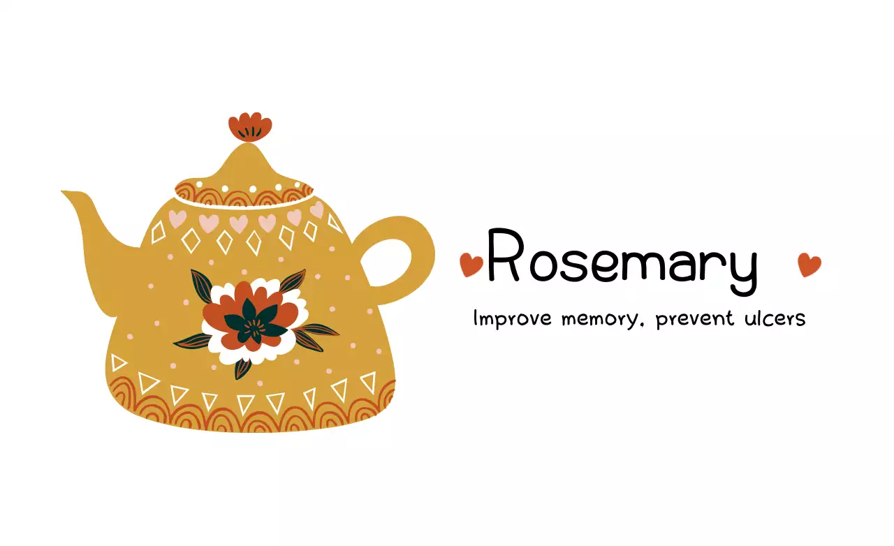 Yellow Vintage Herbal Promotion Banner