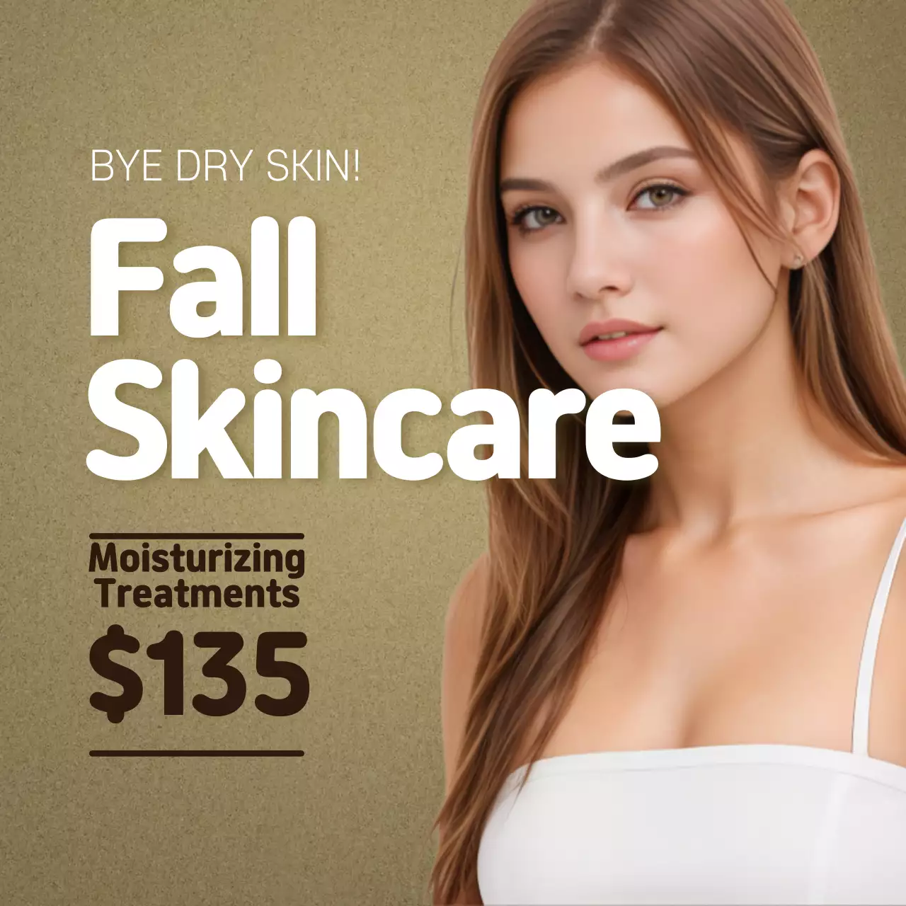 Beige Modern Skincare Promotion Instagram Post