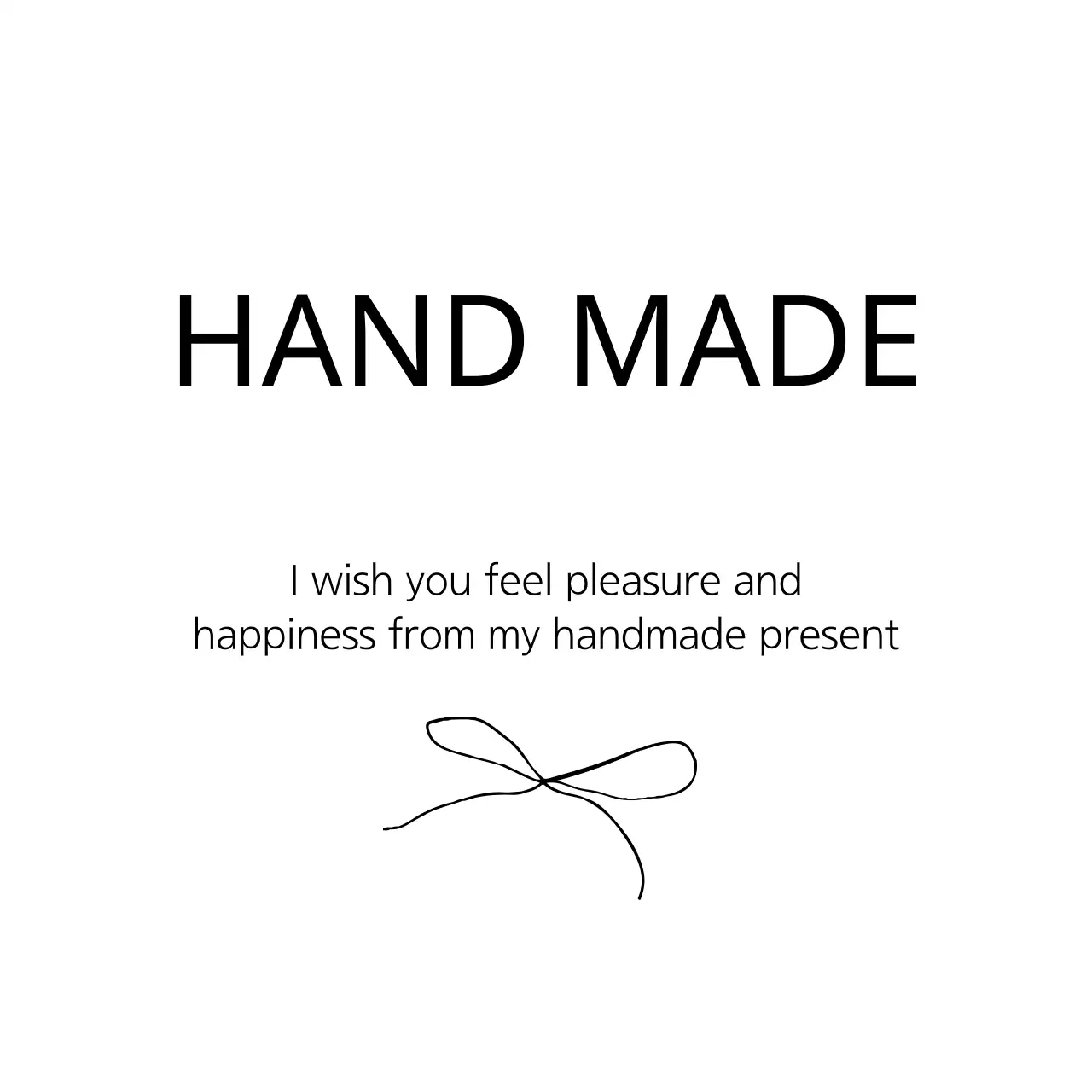 Biểu ngữ thiệp thủ công tối giản màu trắng