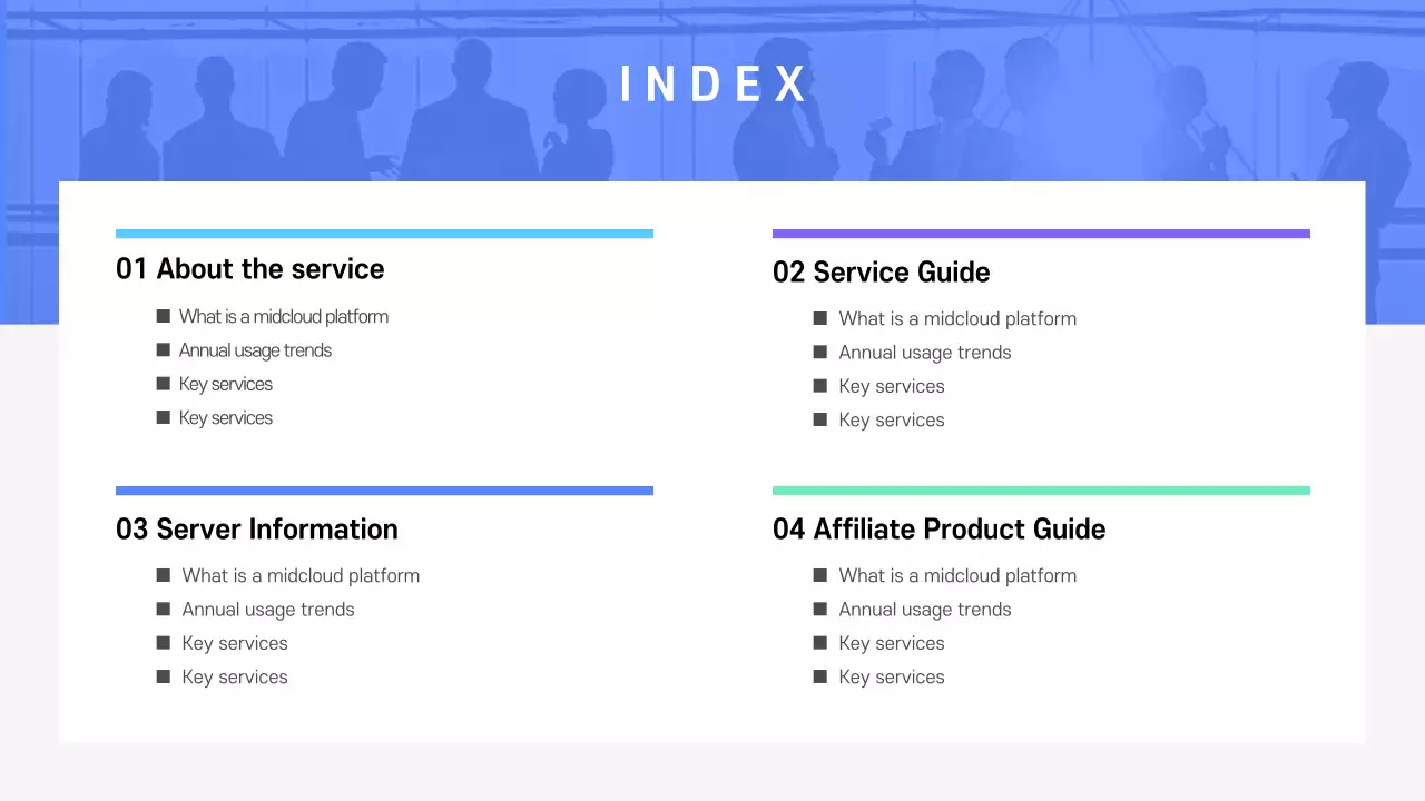 Blue Modern Cloud Information Presentation
