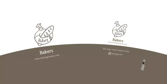 White Brown Illustration Bakery Cafe