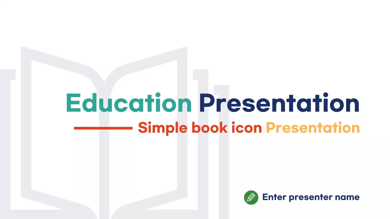 Blue Simple Education Presentation