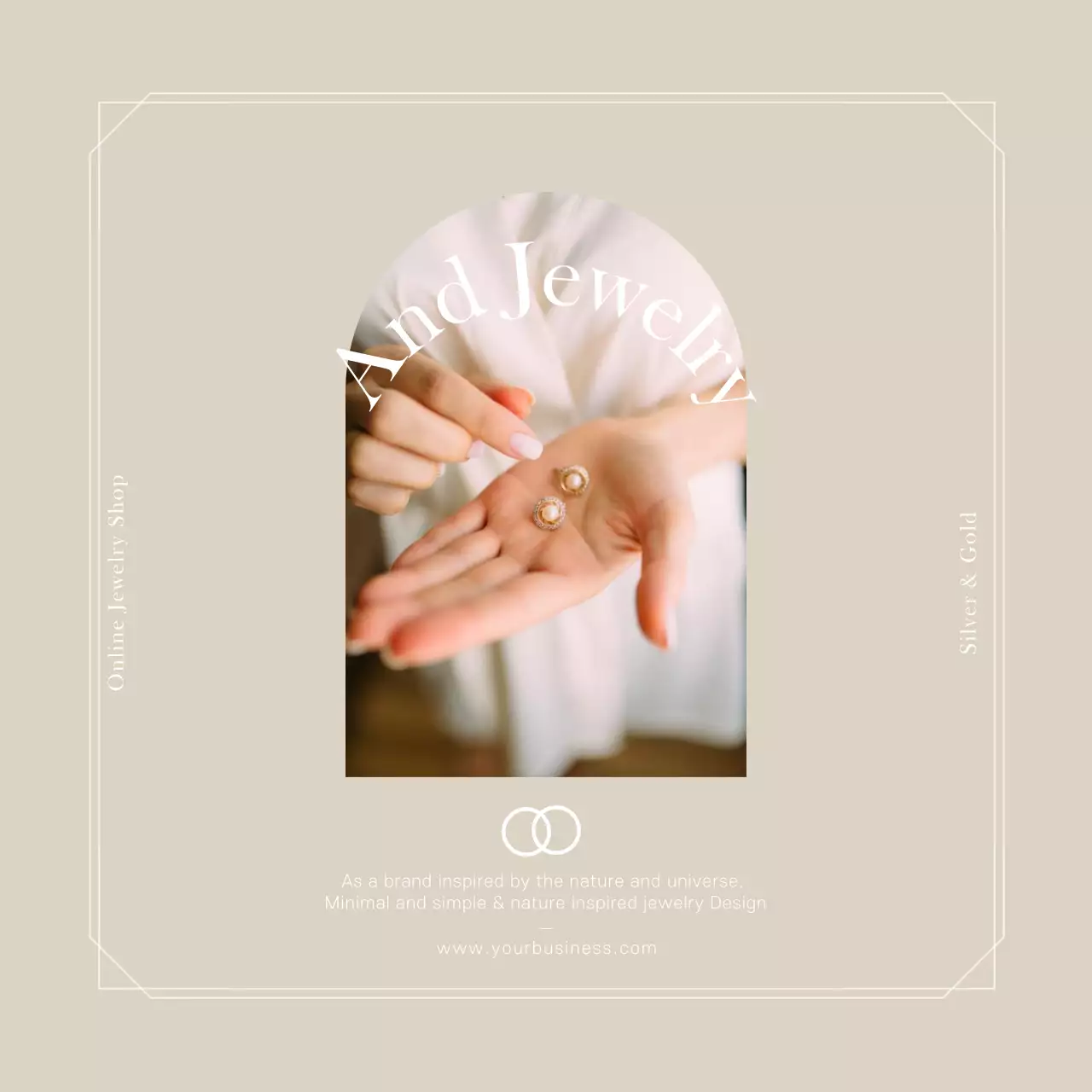 Beige Minimal Jewelry Guide Instagram Post