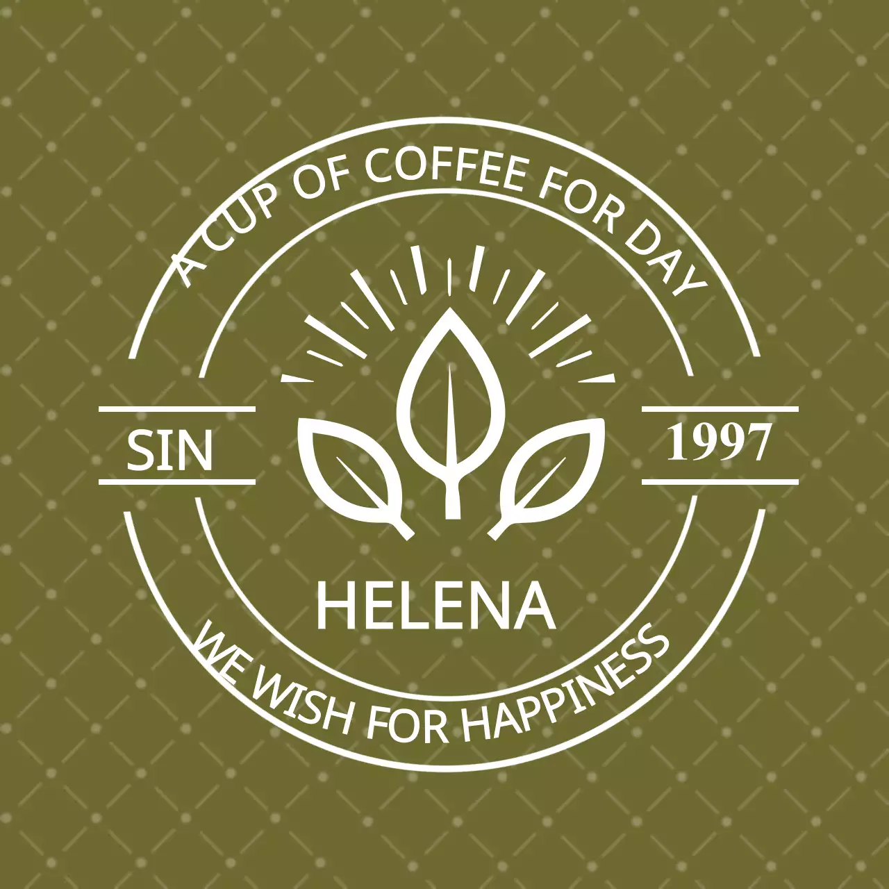 Olive Simple Coffee Advertisement Banner