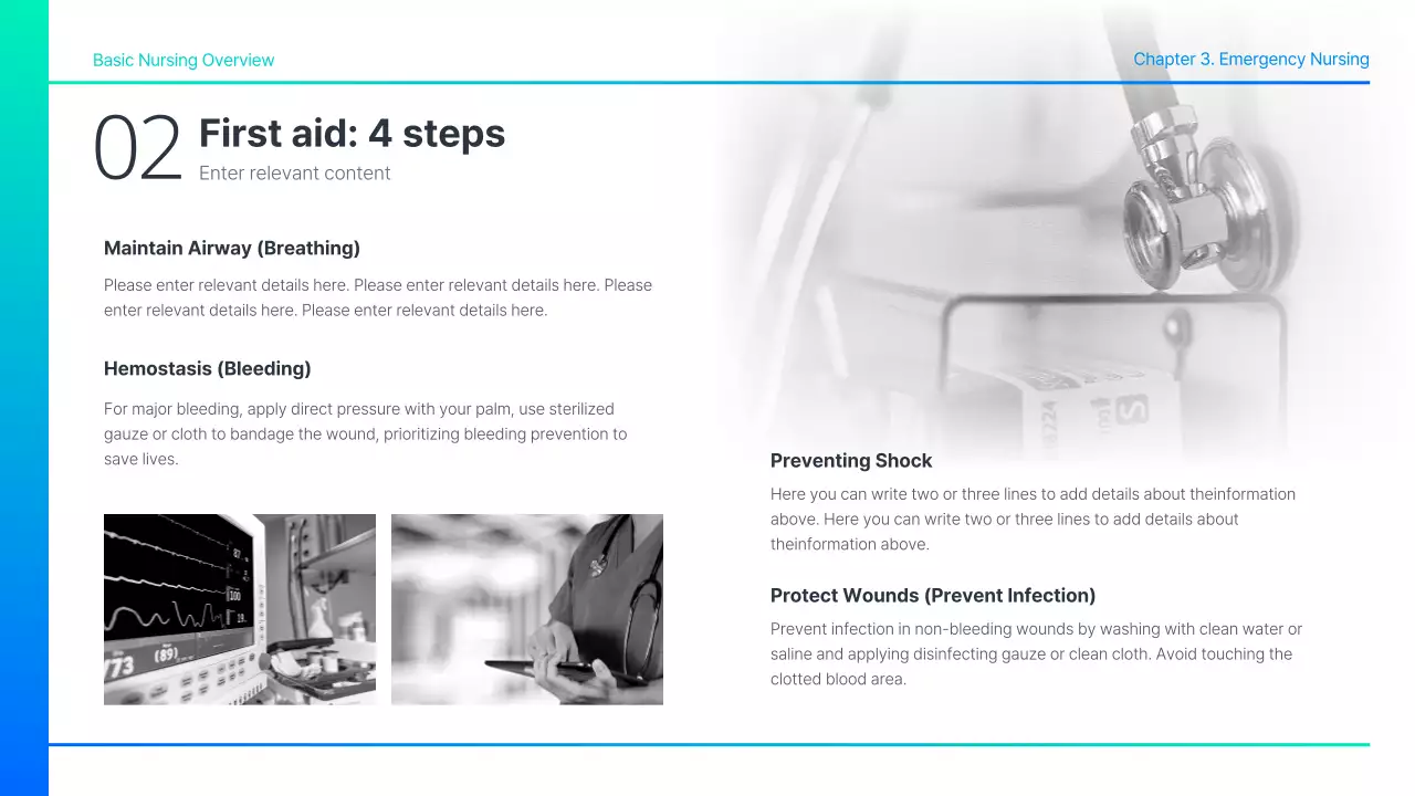 Teal Professional Nursing Guide Presentation