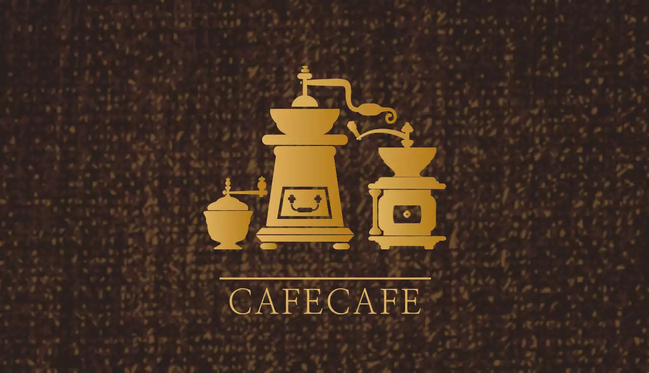 Brown Vintage Coffee Promotion Business Card