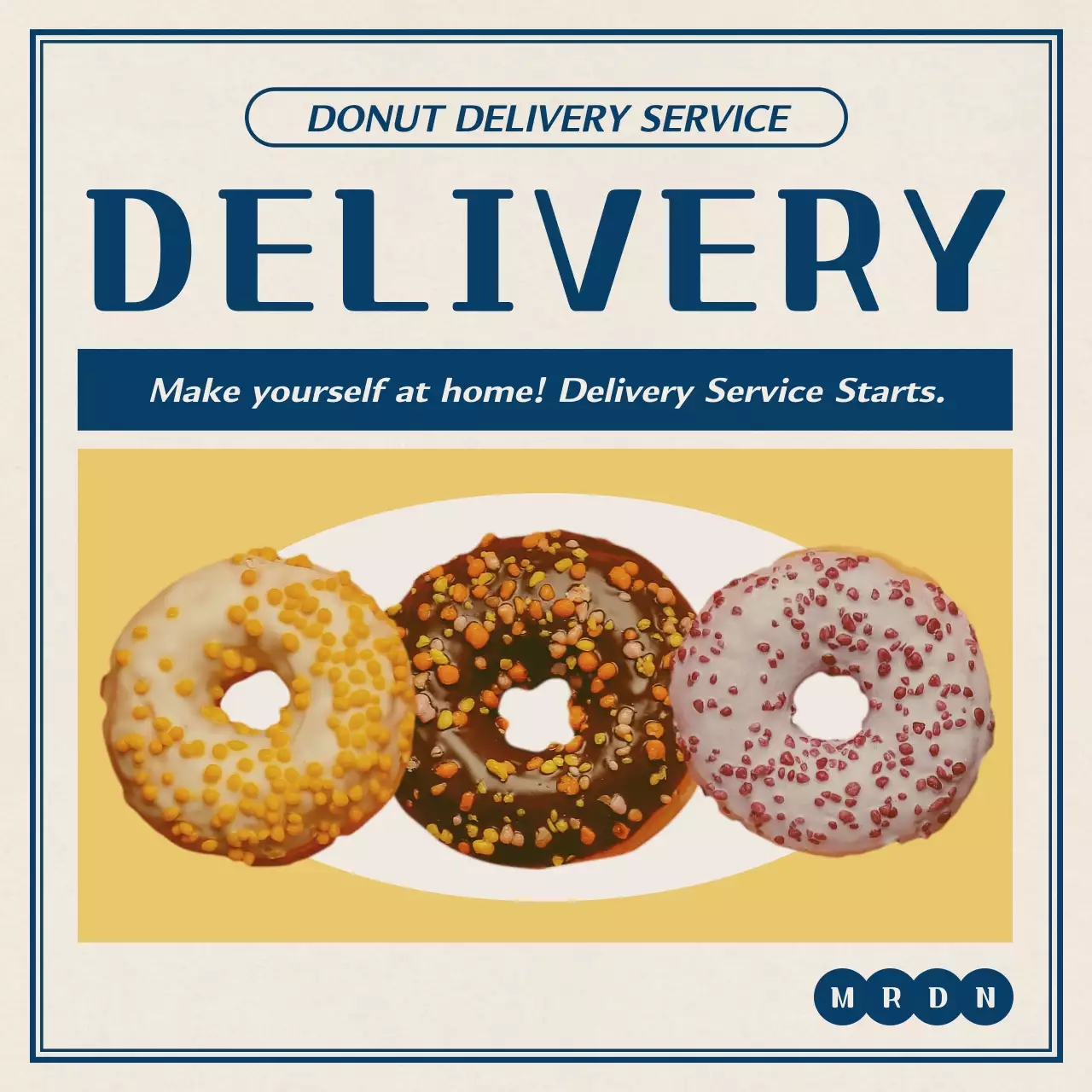 Navy blue neutro branded donut layout bundle pack