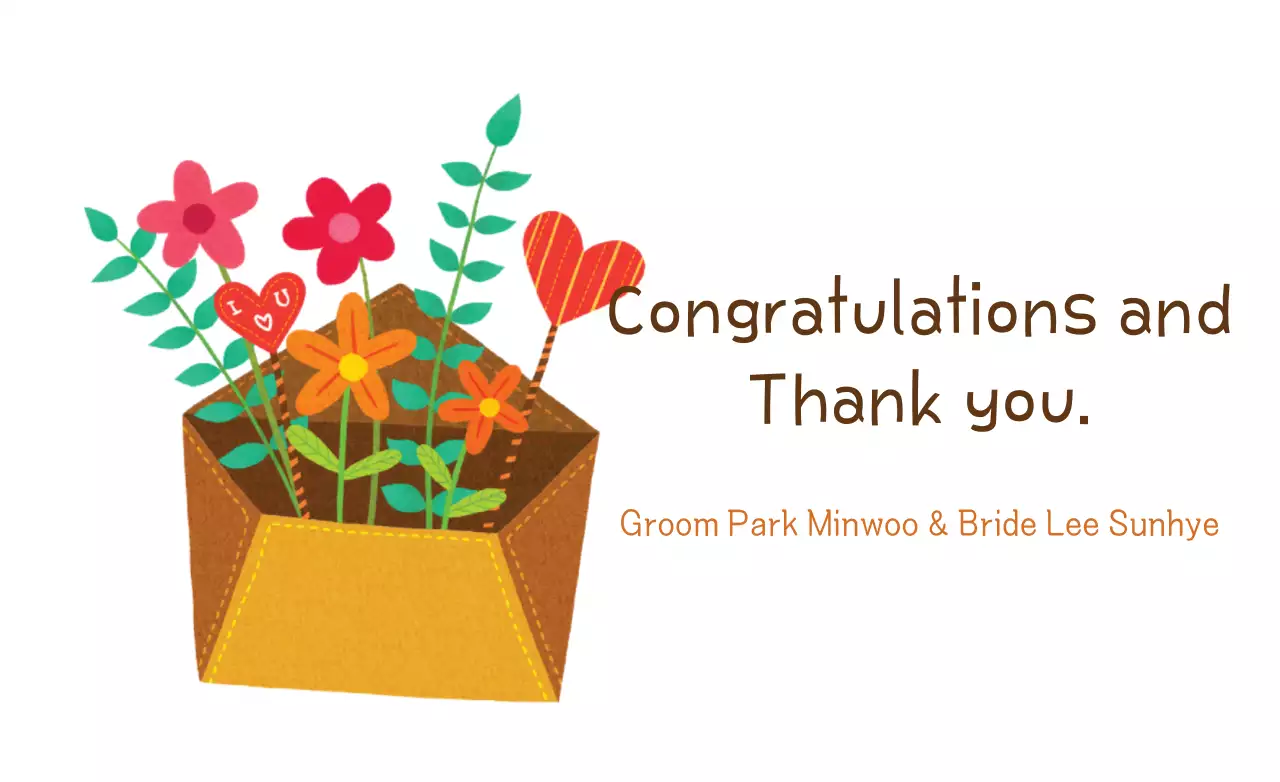 Banner de cartão de casamento floral marrom