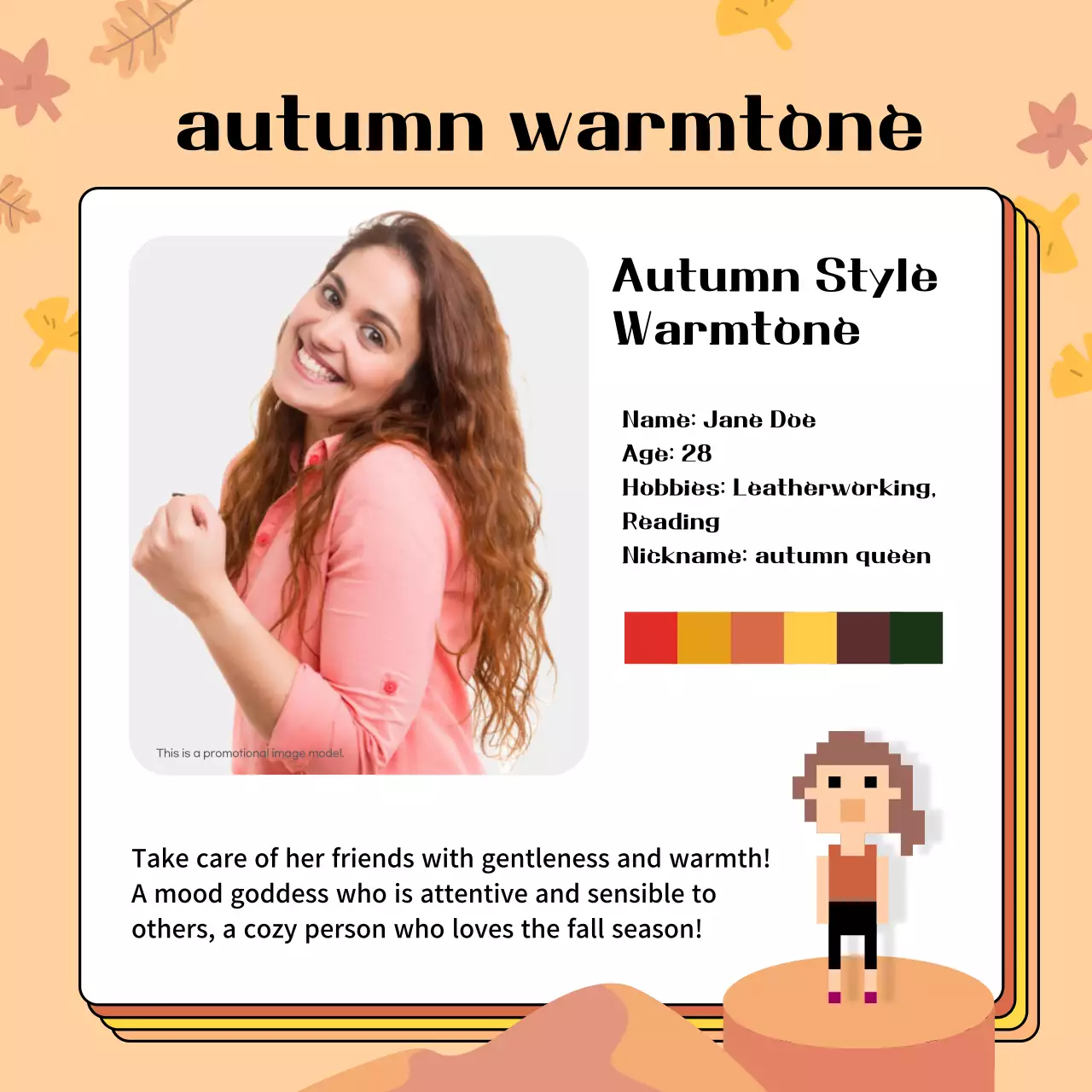 Rainbow Retro Character Guide Instagram Carousel