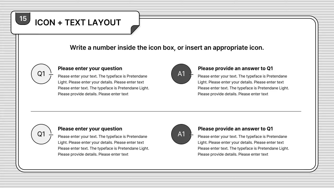 Black and white, easy-to-edit, basic business illustration style