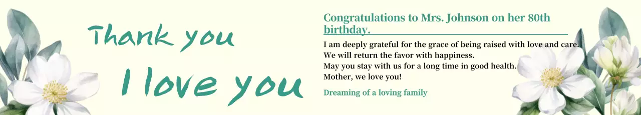 Promova o seu oitavo aniversário com flores frescas sobre um fundo marfim