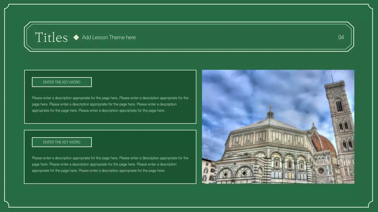 Green Classic Travel Presentation