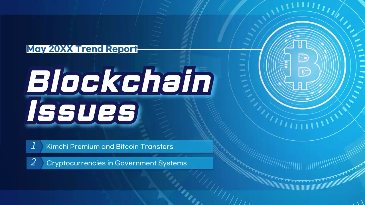Blue Futuristic Blockchain Report YouTube Thumbnail