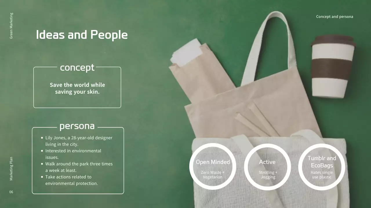 Green Modern Marketing Plan Presentation