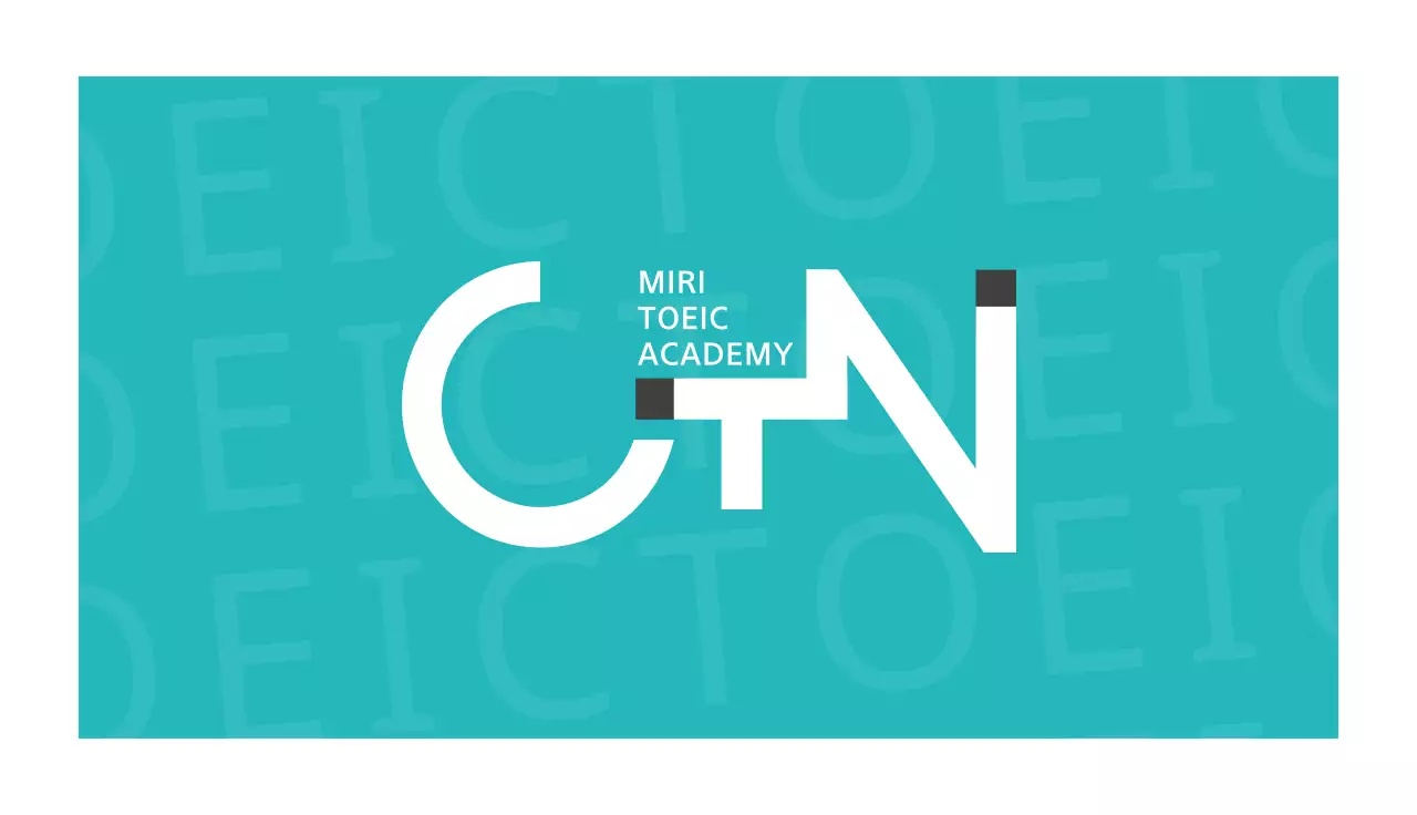 Teal Minimal Academy Business Card