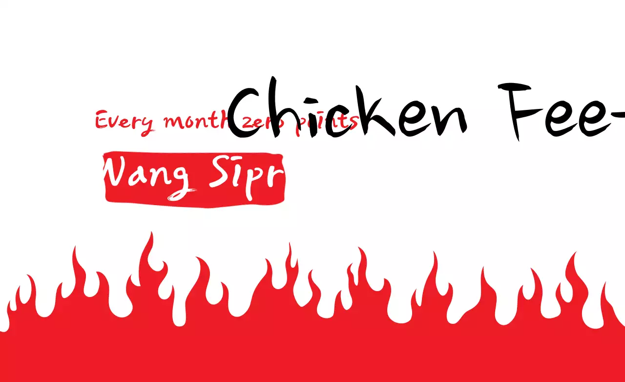 Red Bold Chicken Promotion Banner