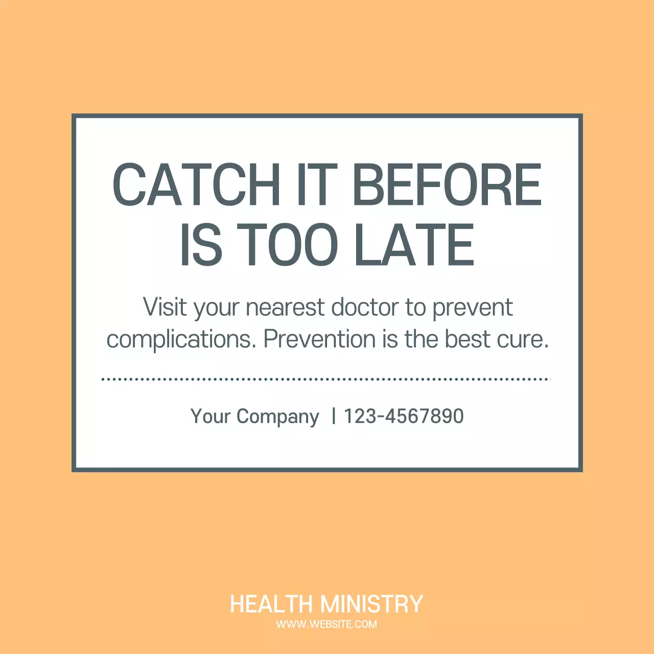 Yellow Simple Health Guideline Instagram Carousel