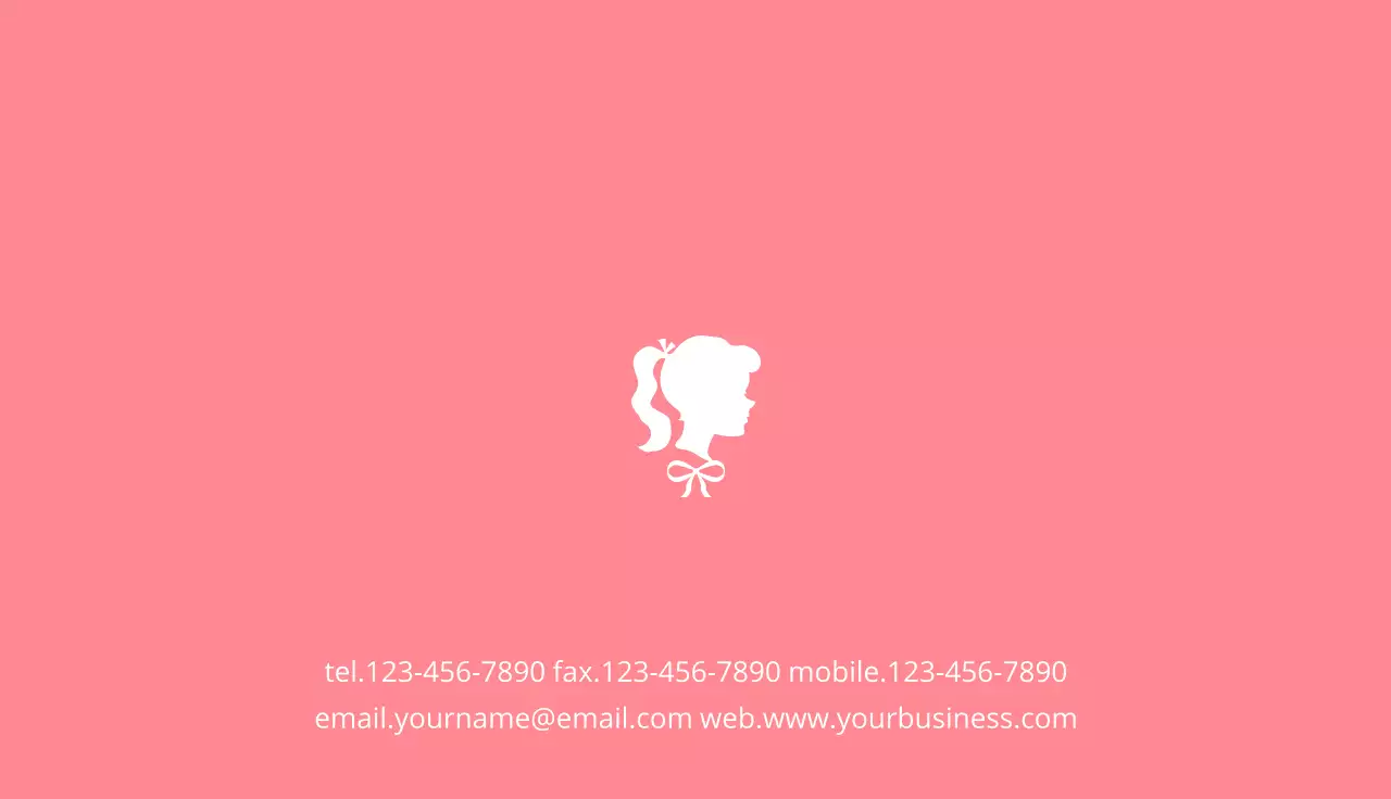 Beige Elegant Princess Business Card