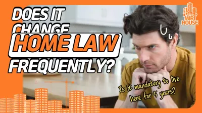Orange Modern Home Law Announcement YouTube Thumbnail