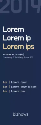 Banner de anúncio de evento de negócios moderno da Marinha