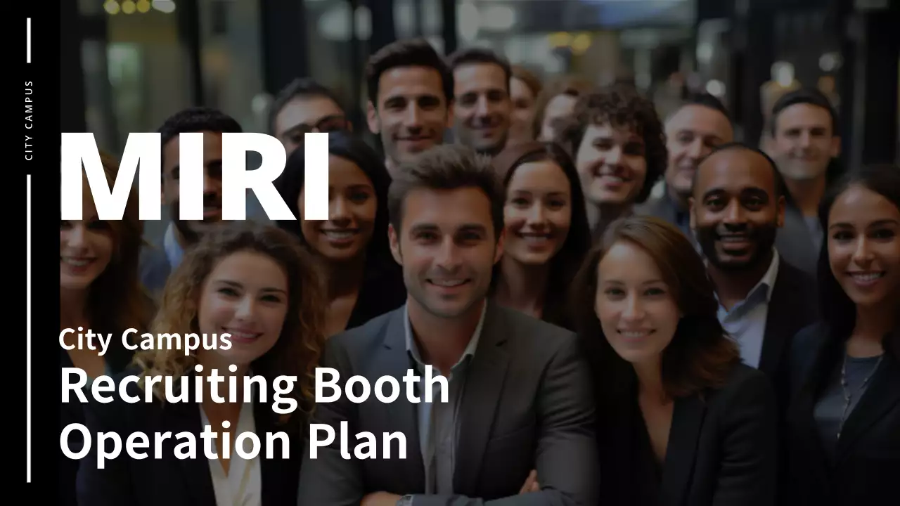 Exhibition booth planning report in black and white