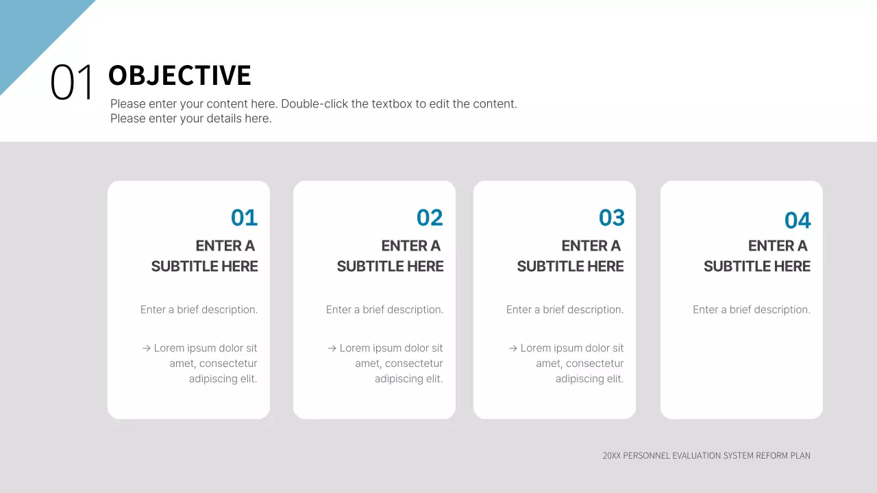 Blue Professional Business Plan Presentation