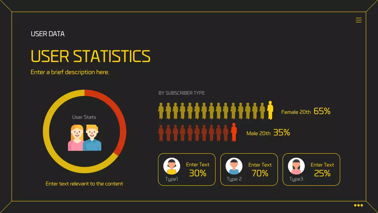 Black Modern Infographic Report Presentation