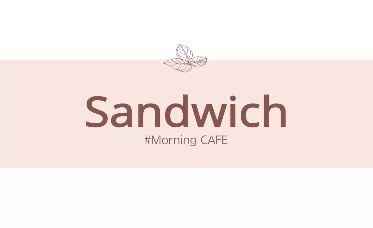 Banner de promoção de sanduíche simples bege