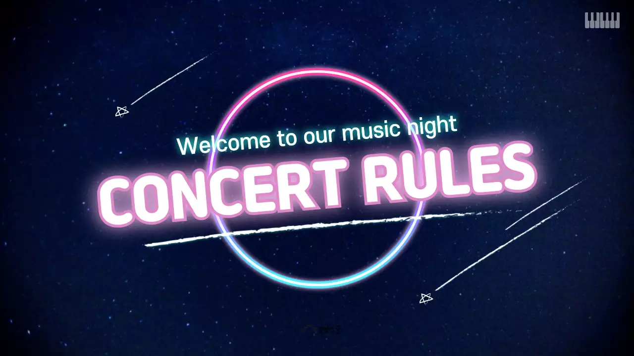 네온트렌디 콘서트 발표 프레젠테이션