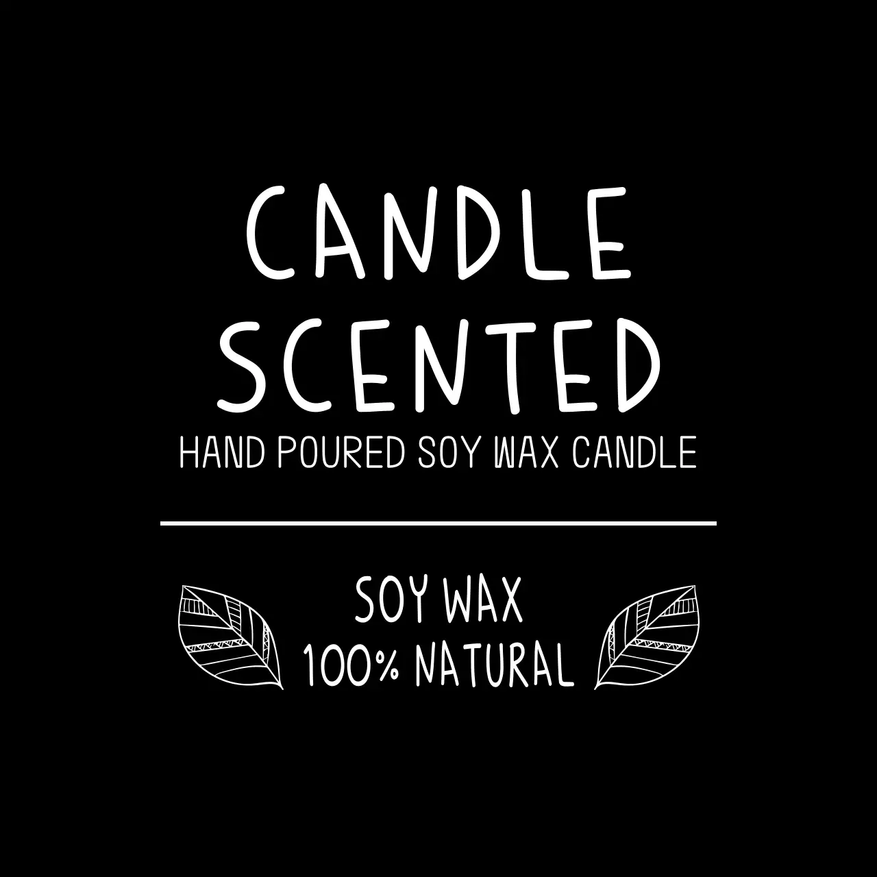 Black Simple Candle Advertisement Banner