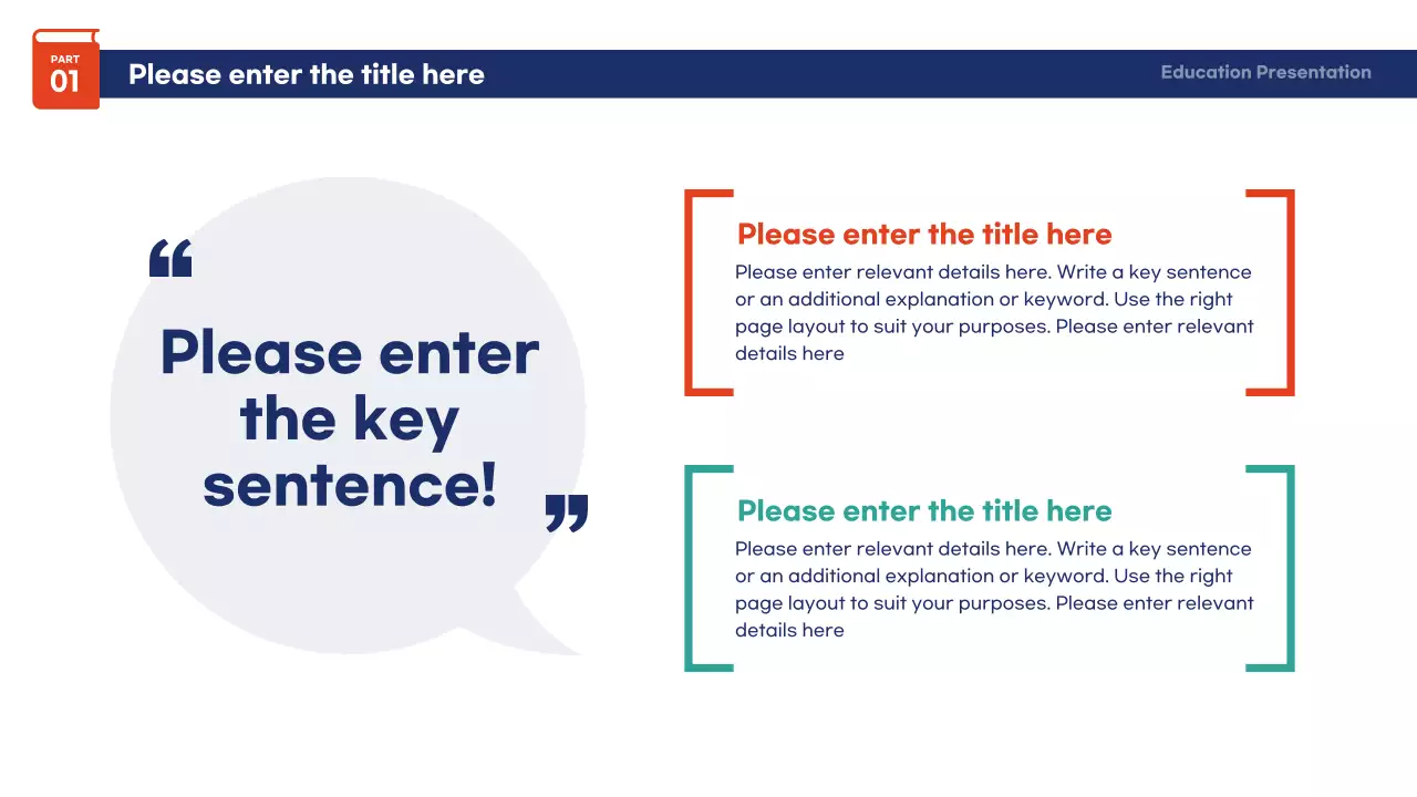 Blue Simple Education Presentation