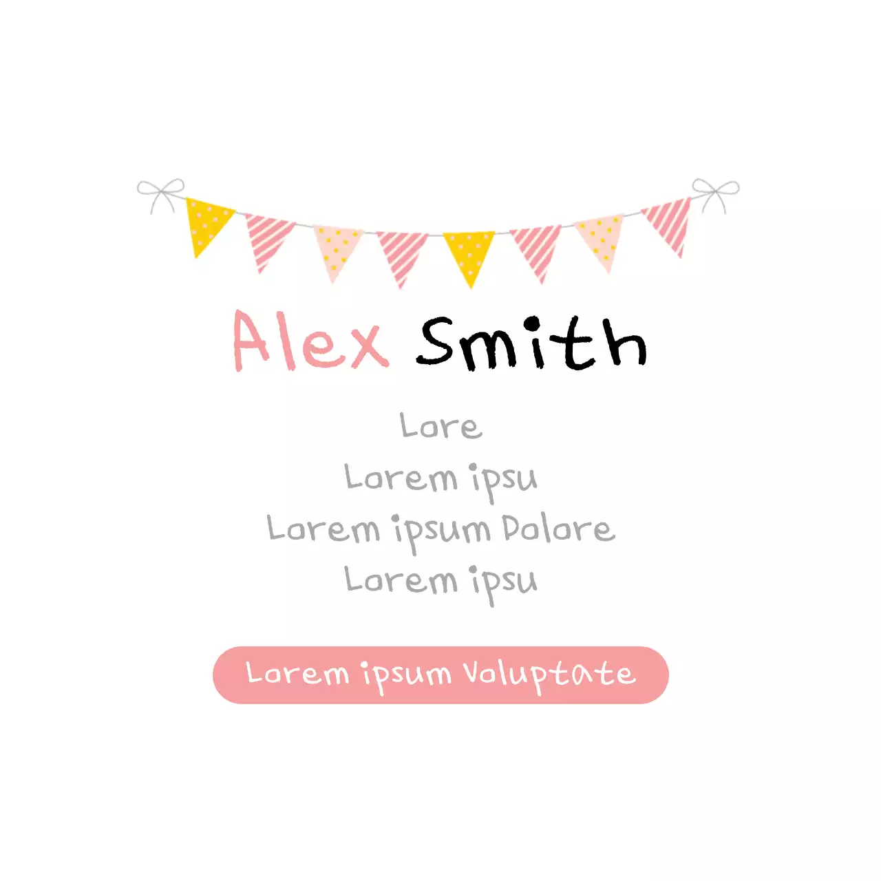 Colorful Minimal Invitation Card Banner