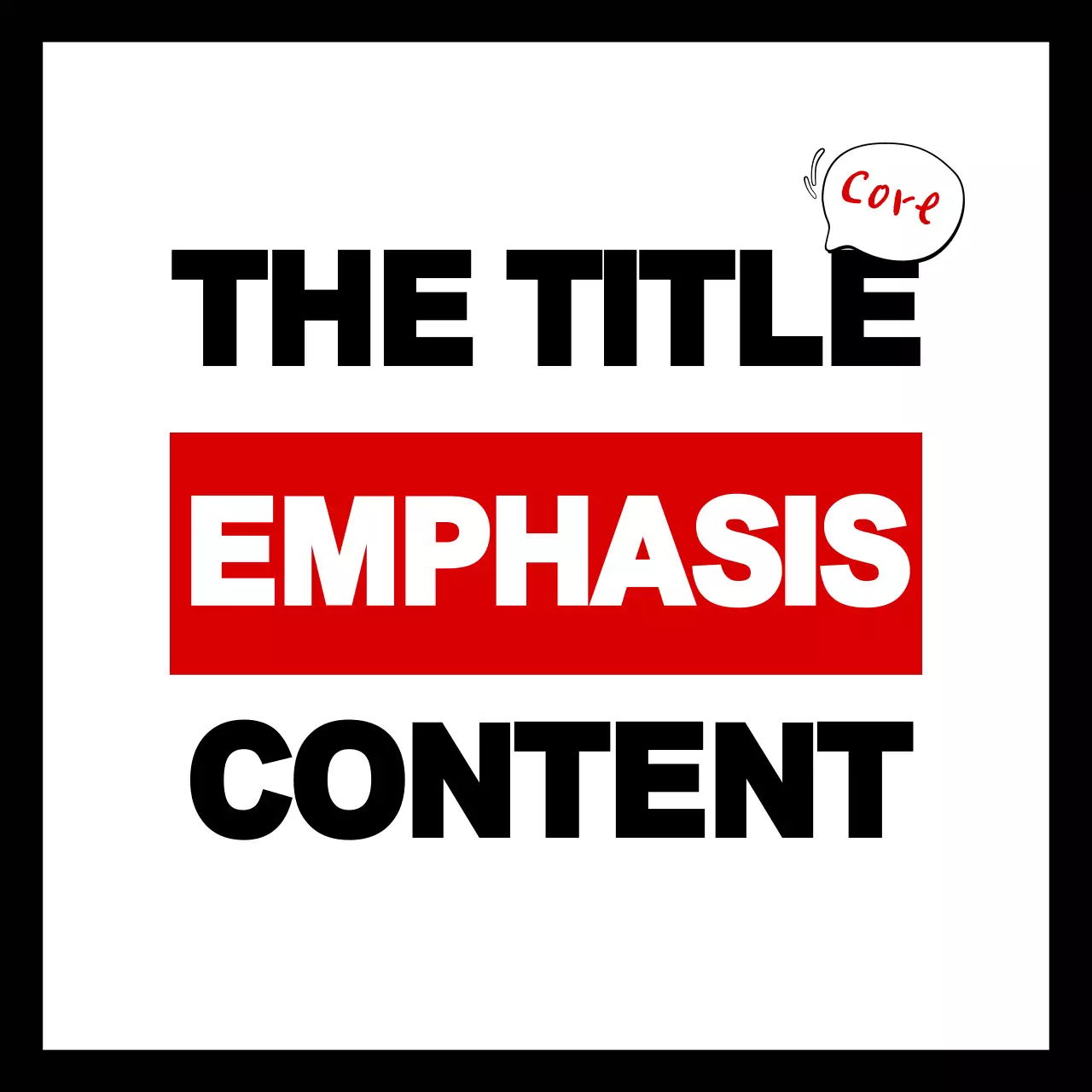 Red Bold Content Announcement Instagram Post